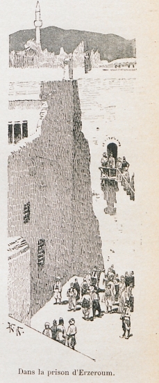 Άποψη των φυλακών του Ερζερούμ.