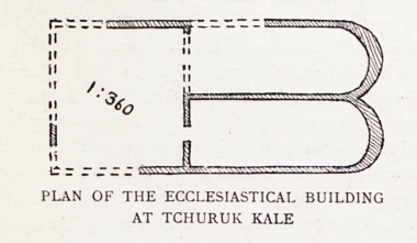 Κάτοψη βυζαντινής εκκλησίας στο Τσουρούκ (;) κοντά στο Ζίλε.