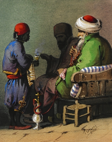 Στιγμιότυπο σε καφενείο.