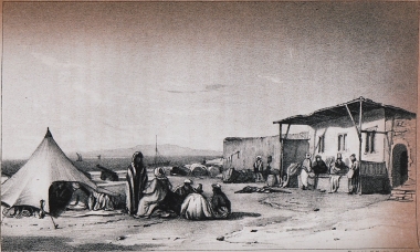 Καραβάνι ταξιδιωτών στο Σουέζ.