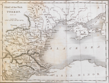 Χάρτης του Ευξείνου Πόντου (Μαύρη Θάλασσα).