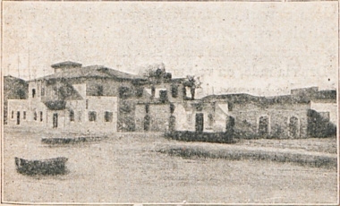 Άποψη της Λάρνακας από τη θάλασσα.