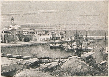 Άποψη του λιμανιού της Κερύνειας.