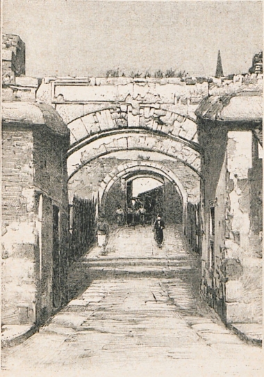 Πύλη στα μεσαιωνικά τείχη της Λεμεσού.