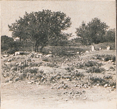 Αρχαία ερείπια οχύρωσης στο Ακρωτήρι της Κύπρου.