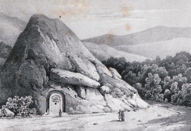 Οι Τάφοι των Βασιλέων στην Αμάσεια: Το ανατολικό μαυσωλείο, γνωστό ως Αϊναλί Μαγαρά.