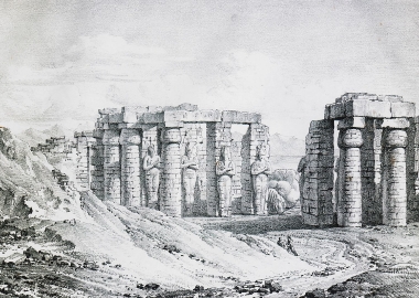 O ναός του Ραμσή Β΄στο Λούξορ.