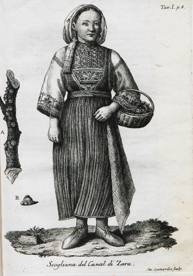 Γυναίκα από την περιοχή του Ζαντάρ, Κροατία.