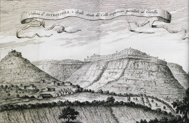 Άποψη του μεσαιωνικού κάστρου της Οστρόβιτσα στην Κροατία.