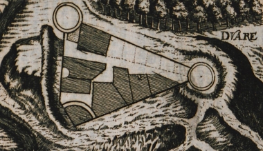 Κάτοψη του φρουρίου Ζάντβαργιε, Κροατία.