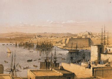 Το λιμάνι της Βαλέτας.