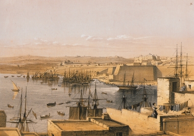 Το λιμάνι της Βαλέτας.