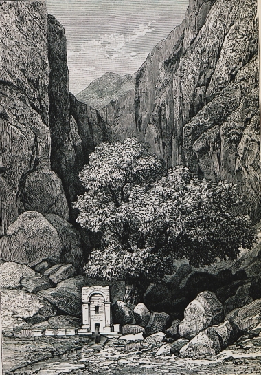 Η Κασταλία πηγή στους Δελφούς.