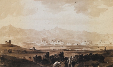 Τα ερείπια της αρχαίας Νικόπολης. Αύγουστος 1810.