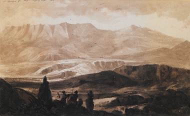 Ο Όλυμπος από την Ελασσόνα, 1810.