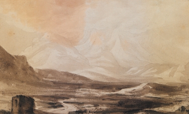 Ο Παρνασσός από την πεδιάδα της Χαιρώνειας. 20 Σεπτεμβρίου 1810.