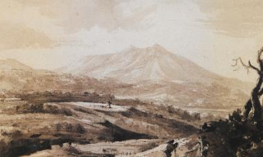Τοπίο στην Αρκαδία, μεταξύ Τρίπολης και Λεονταρίου. 12 Οκτωβρίου 1810.