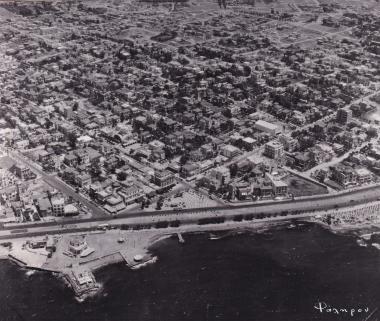 Αεροφωτογραφία του Παλαιού Φαλήρου στην περιοχή του Φλοίσβου.