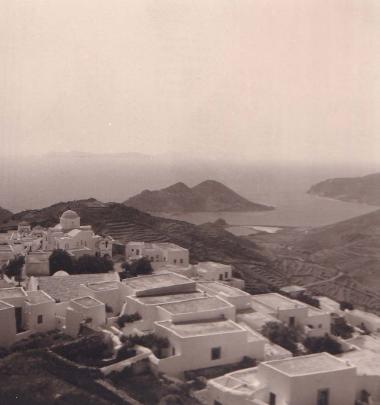 Άποψη της Πάτμου από τη μονή του Αγίου Ιωάννη Θεολόγου.