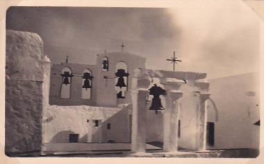 Κωδωνοστάσια μονής στην Πάτμο.