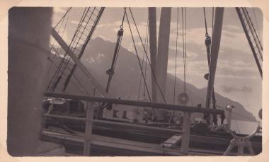 Άποψη ιστιοφόρου πλοίου.