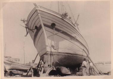 Καρνάγιο με σκαρί στην Κω.