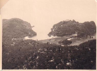 Κέρκυρα. Η περιοχή της Παλαιοκαστρίτσας από ψηλά.