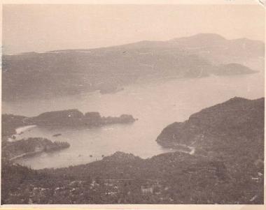 Κέρκυρα. Η περιοχή της Παλαιοκαστρίτσας από ψηλά.