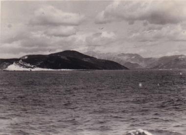 Άποψη της Ιθάκης από τη θάλασσα.