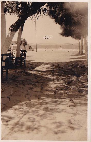 Άποψη παραλίας στη Μύκονο.