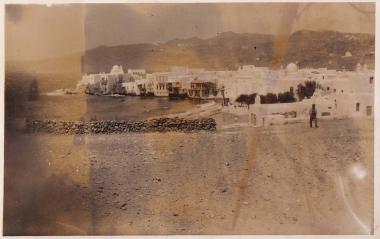 Άποψη της Αλευκάντρας (Μικρής Βενετίας) στη Μύκονο.