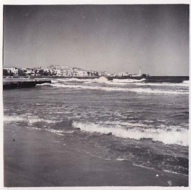 Άποψη της πόλης και του λιμανιού στο Ρέθυμνο.