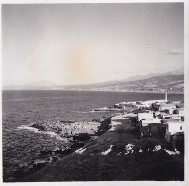 Άποψη του Ρεθύμνου και του λιμανιού του από τη Φορτέτζα.