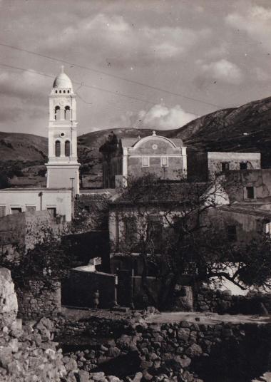 Η κεντρική εκκλησία του Αγίου Δημητρίου στο Αρβανιτοχώρι της Κάσου.