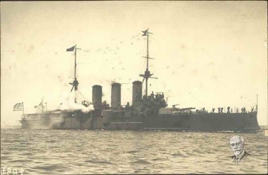 (The battleship Averof)