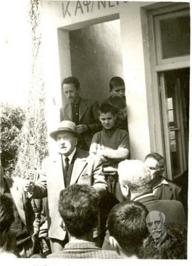 Ο Παύλος Γύπαρης κατά τη διάρκεια προεκλογικής περιόδου.