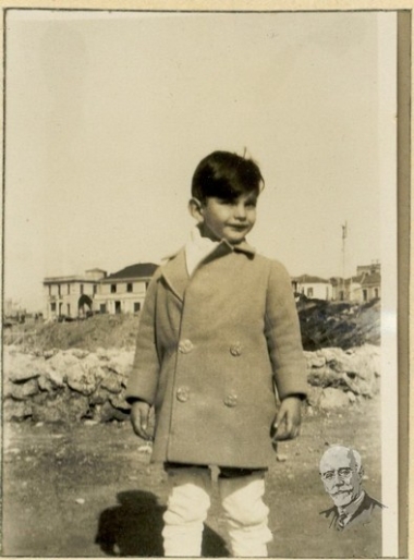 Ο Λευτέρης Βενιζέλος σε παιδική ηλικία.