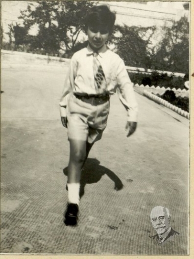 Ο Λευτέρης Βενιζέλος σε παιδική ηλικία.