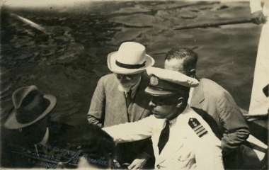 Ο Ελευθέριος Βενιζέλος σε επίσκεψή του.