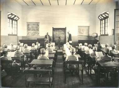 Αίθουσα διδασκαλίας του αναμορφωτηρίου.