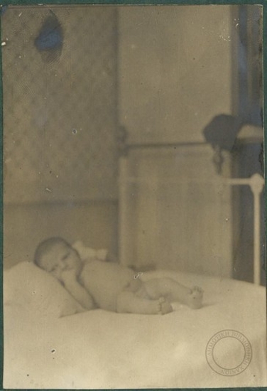 Ο νεογέννητος Λευτέρης Βενιζέλος.