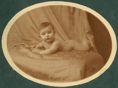 Ο νεογέννητος Λευτέρης Βενιζέλος.