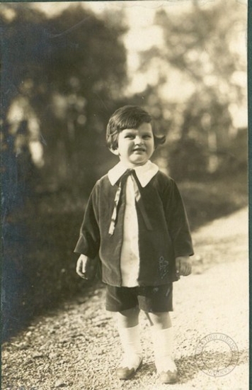 Ο Λευτέρης Βενιζέλος σε παιδική ηλικία.