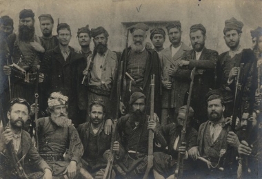 Αρχηγοί επαναστατικού κινήματος στα Σφακιά.