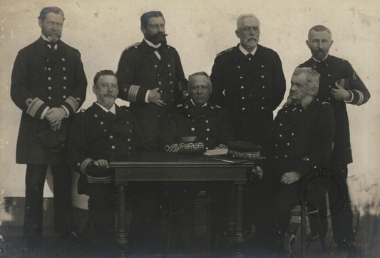 Οι ναύαρχοι των Μεγάλων Δυνάμεων στα Χανιά.