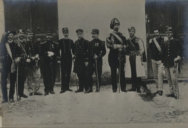 Αξιωματικοί των Μεγάλων Δυνάμεων στα Χανιά.