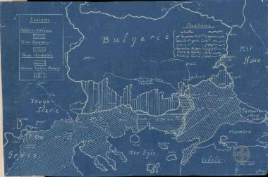 Χάρτης με τις συνοριακές μεταβολές από το 1912-1920.