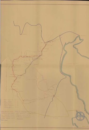Χάραξη της γραμμής Καλαμπάκας-Κοζάνης-Βέρροιας κατά διάφορες μελέτες.