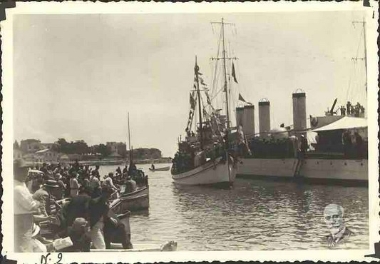 Άφιξη του Ελευθερίου Βενιζέλου στη Μυτιλήνη