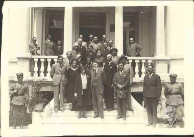 Από την επίσκεψη του Ελευθερίου Βενιζέλου και της συζύγου του στη Μυτιλήνη